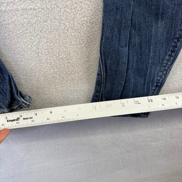 G Star Raw Jeans Womens 26x32 Fits 30x27 Blue Arc 3D Tapered Braces Whisker Dark - Picture 4 of 9